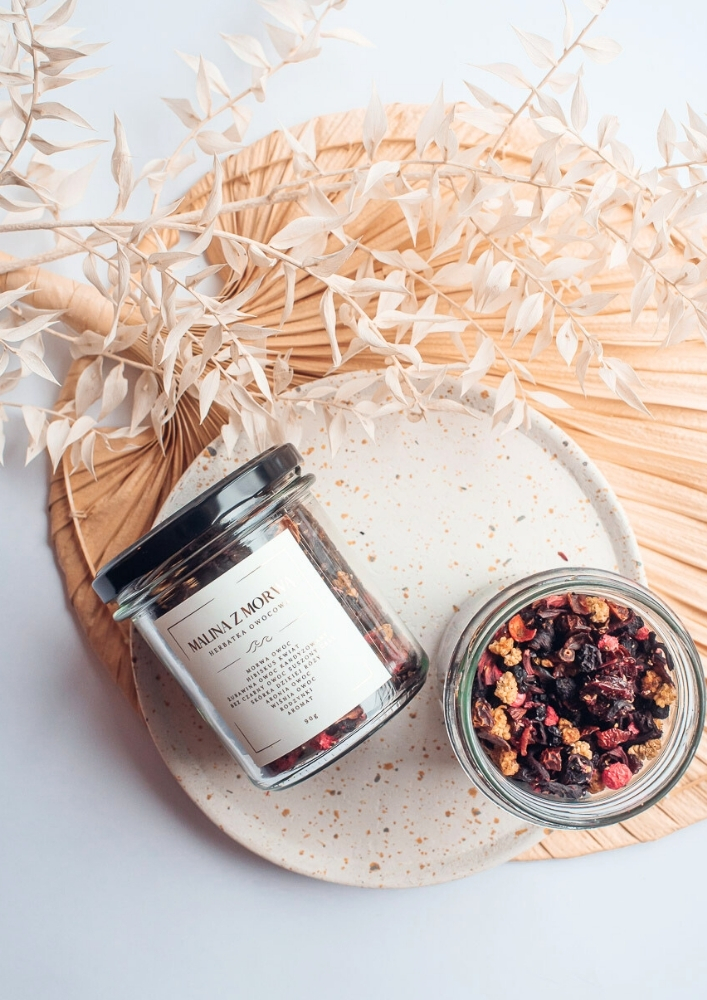MALINA Z MORWĄ 90g (herbatka- susz owocowy)