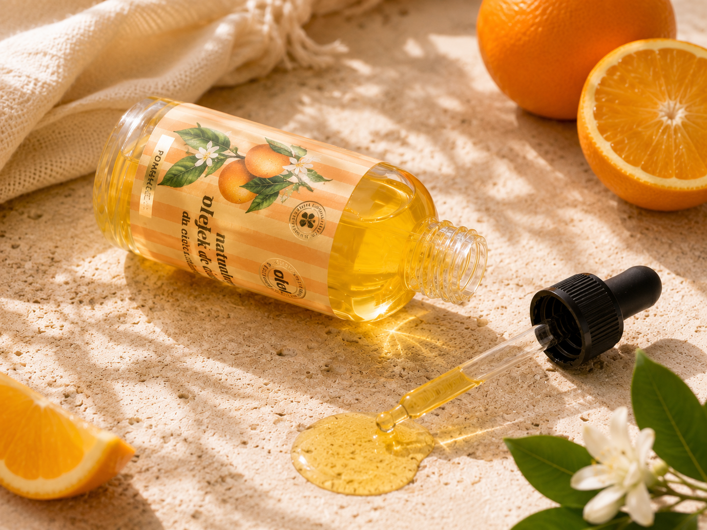 NATURALNY OLEJEK DLA DZIECI I DOROSŁYCH POMARAŃCZA 100 ml - obrazek 2