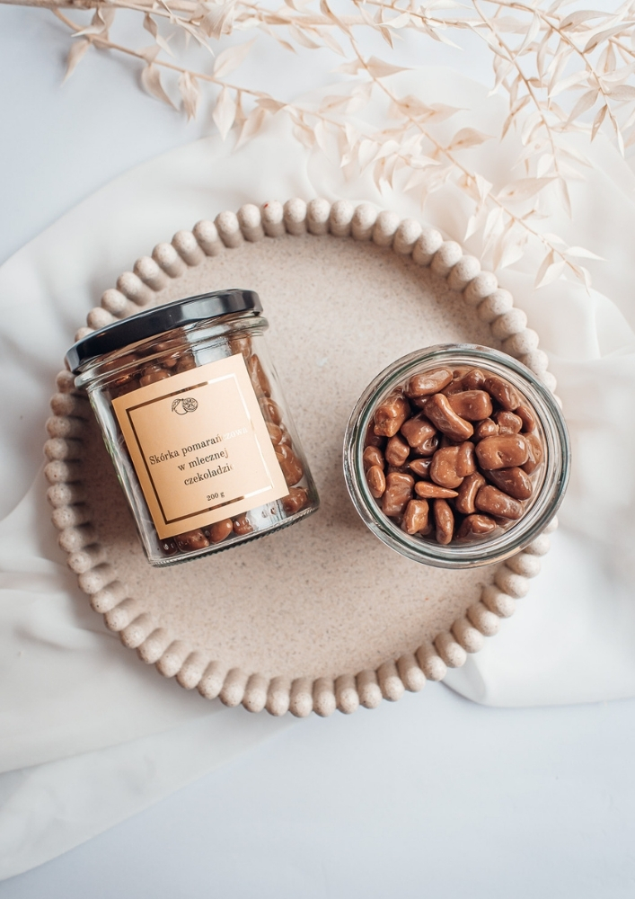 SKÓRKA POMARAŃCZY W MLECZNEJ CZEKOLADZIE 200g