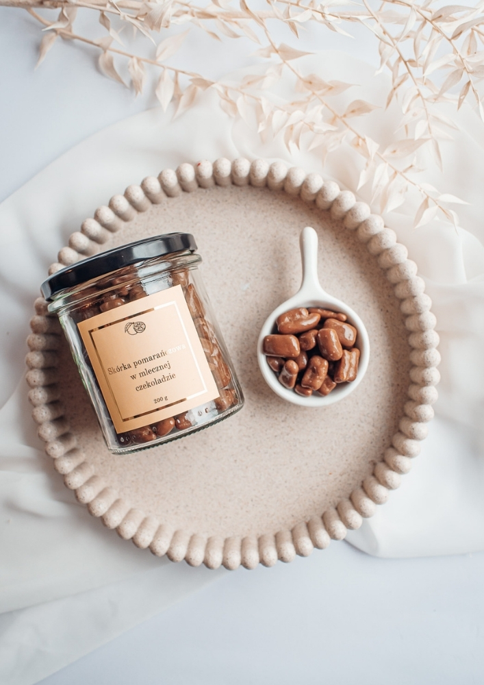 SKÓRKA POMARAŃCZY W MLECZNEJ CZEKOLADZIE 200g - obrazek 3