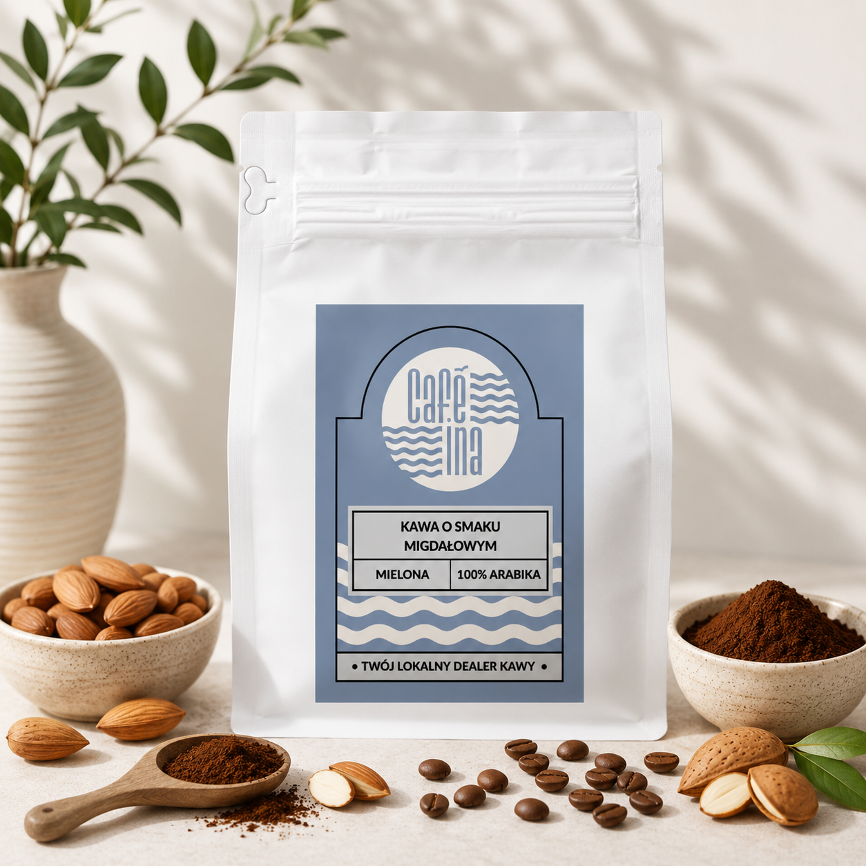 KAWA MIELONA O SMAKU MIGDAŁOWYM 250g
