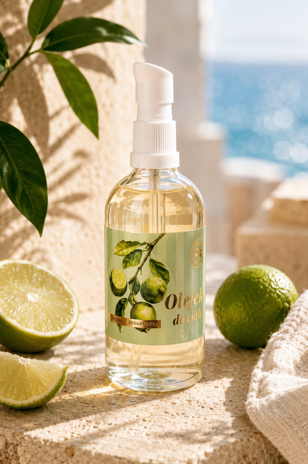 NATURALNY OLEJEK DLA DZIECI I DOROSŁYCH LIMONKA & BERGAMOTKA 100 ml - obrazek 2