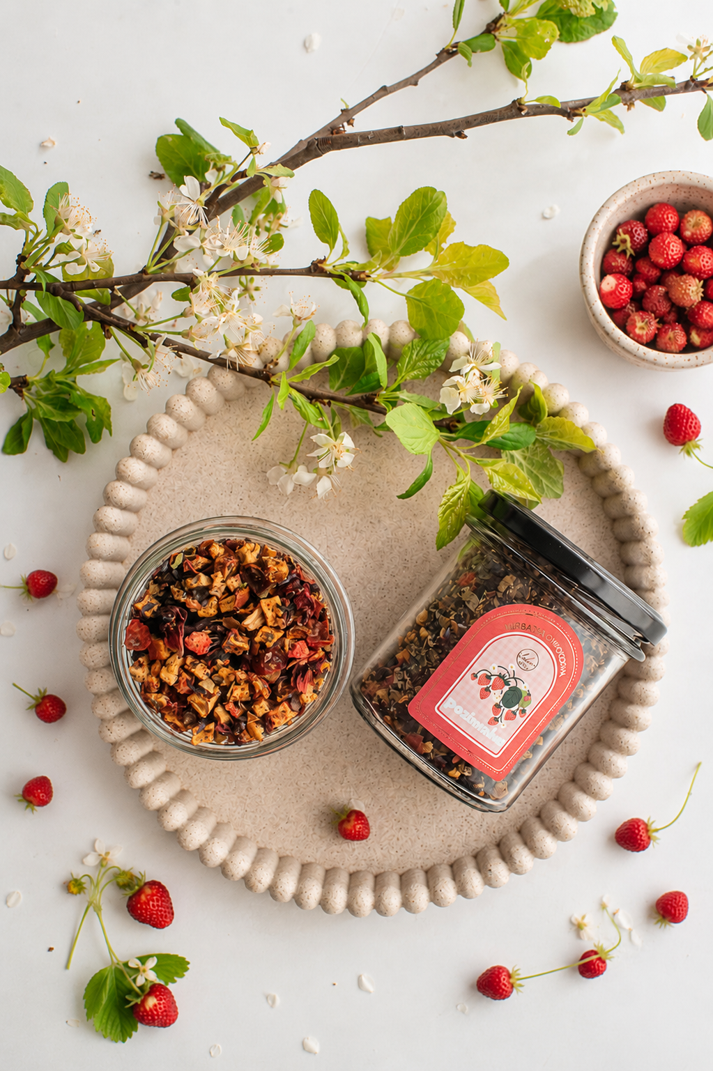 SŁODKA POZIOMKA 80g (herbatka - susz owocowy ) TUTII FRUTTI