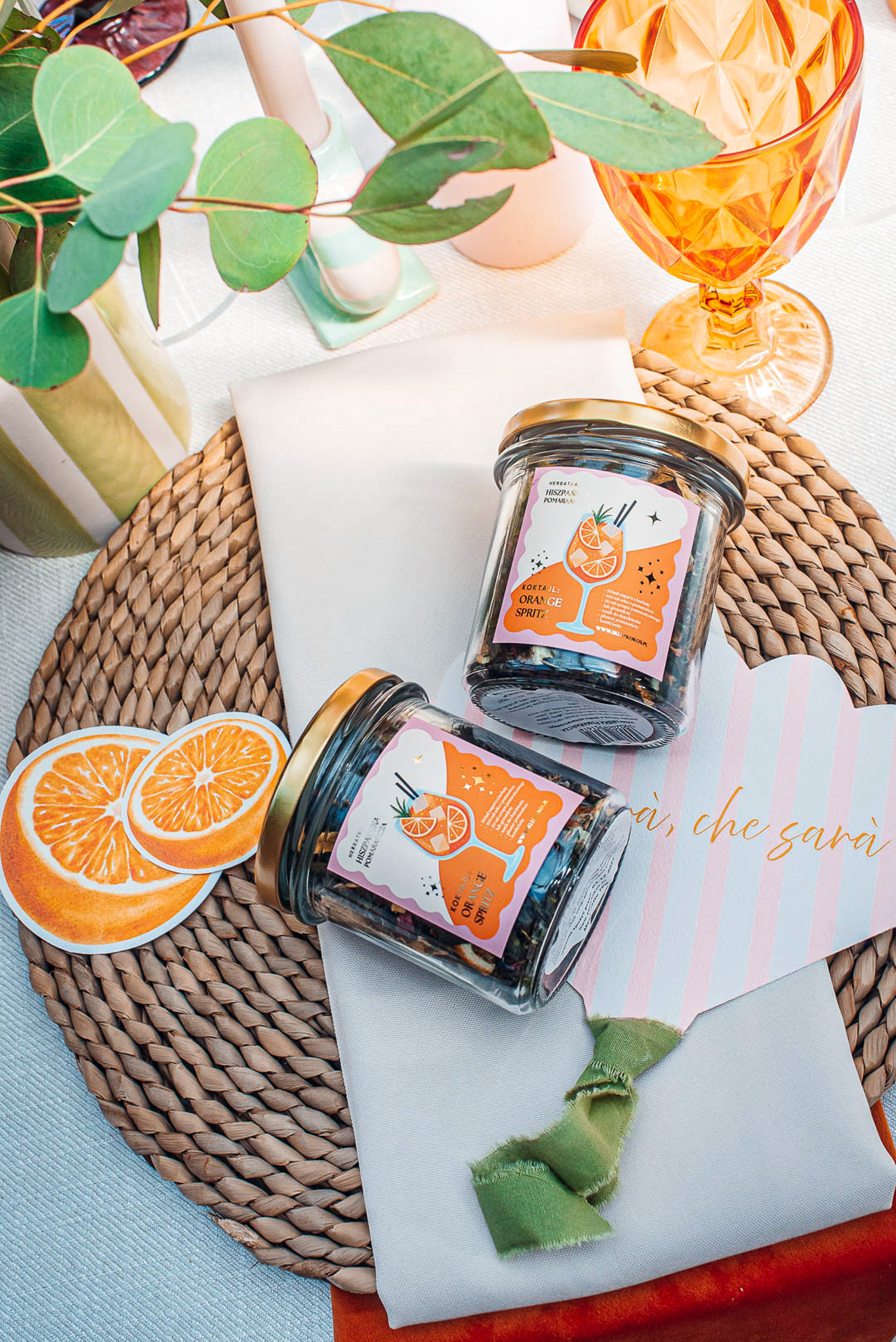 HISZPAŃSKA POMARAŃCZA - ORANGE SPRITZ 70g (herbatka zielona liściasta ) - obrazek 5