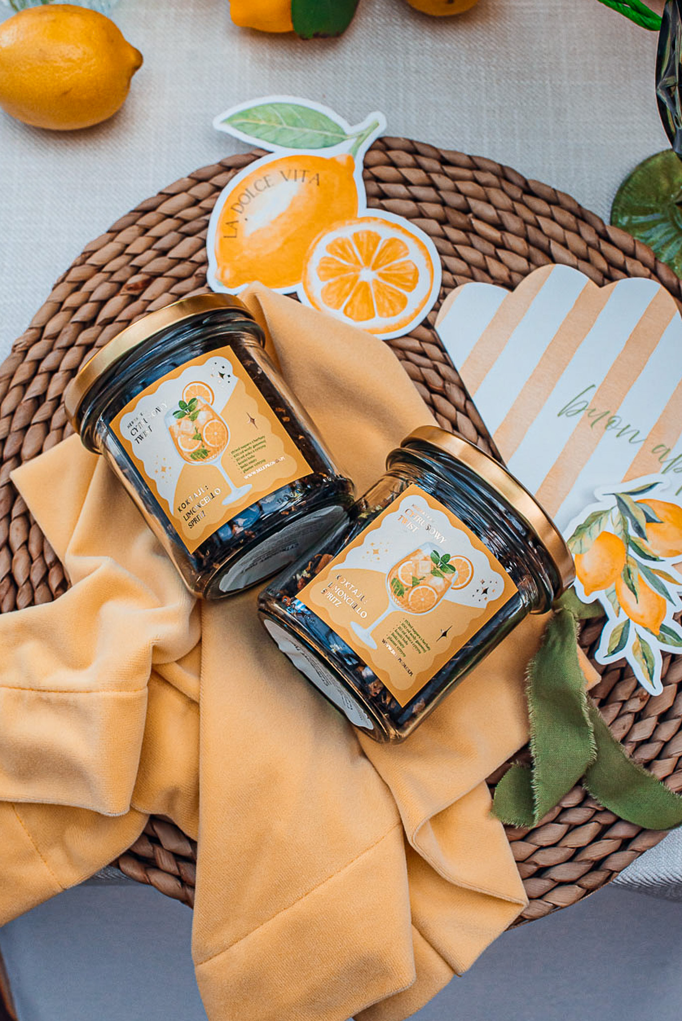 CYTRUSOWY TWIST - LIMONCELLO 80g (herbatka czarna)