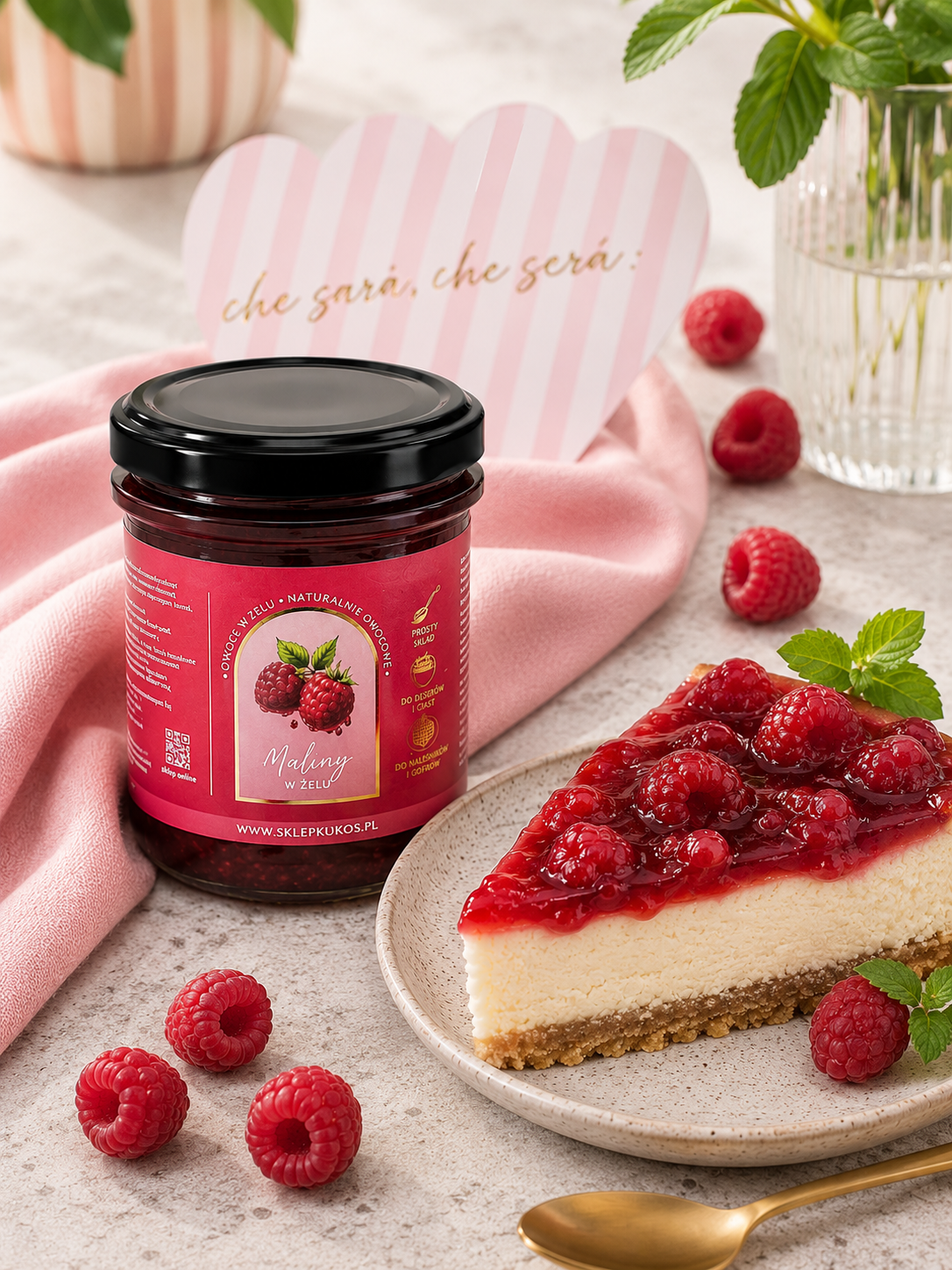 MALINY W ŻELU BEZ CUKRU 300g - obrazek 6