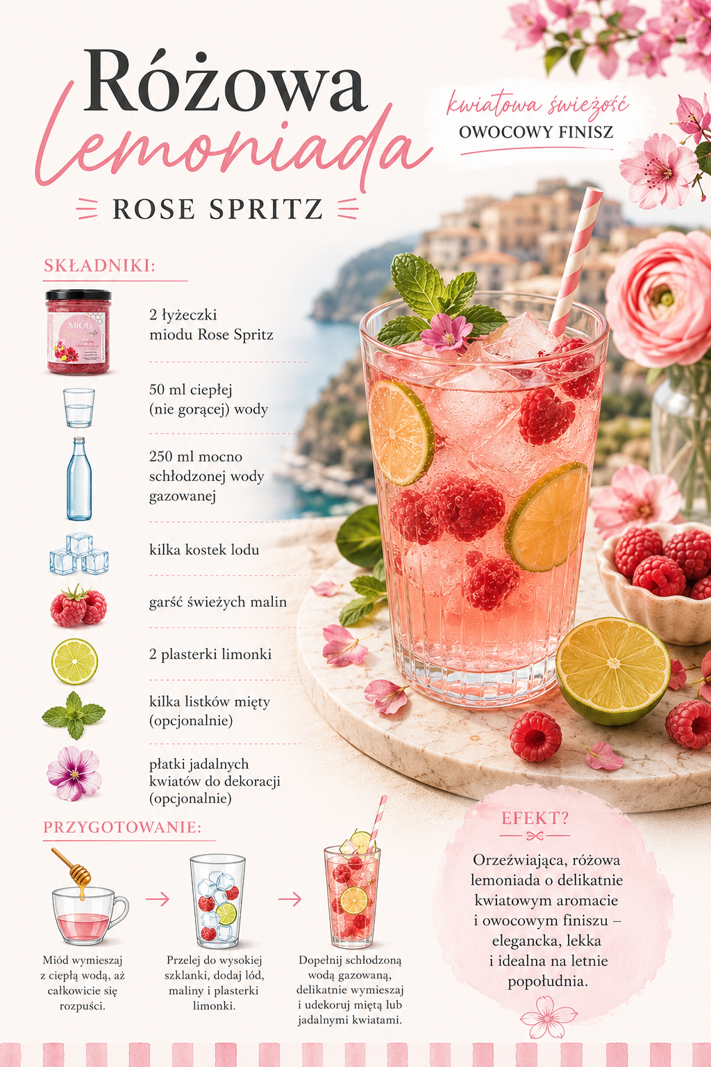 ROSE SPRITZ 430g - HIBISKUS & MALINA - obrazek 6