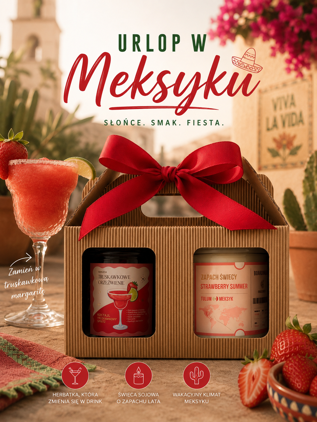 URLOP W MEKSYKU - ZESTAW HERBATKA&ŚWIECA - obrazek 2