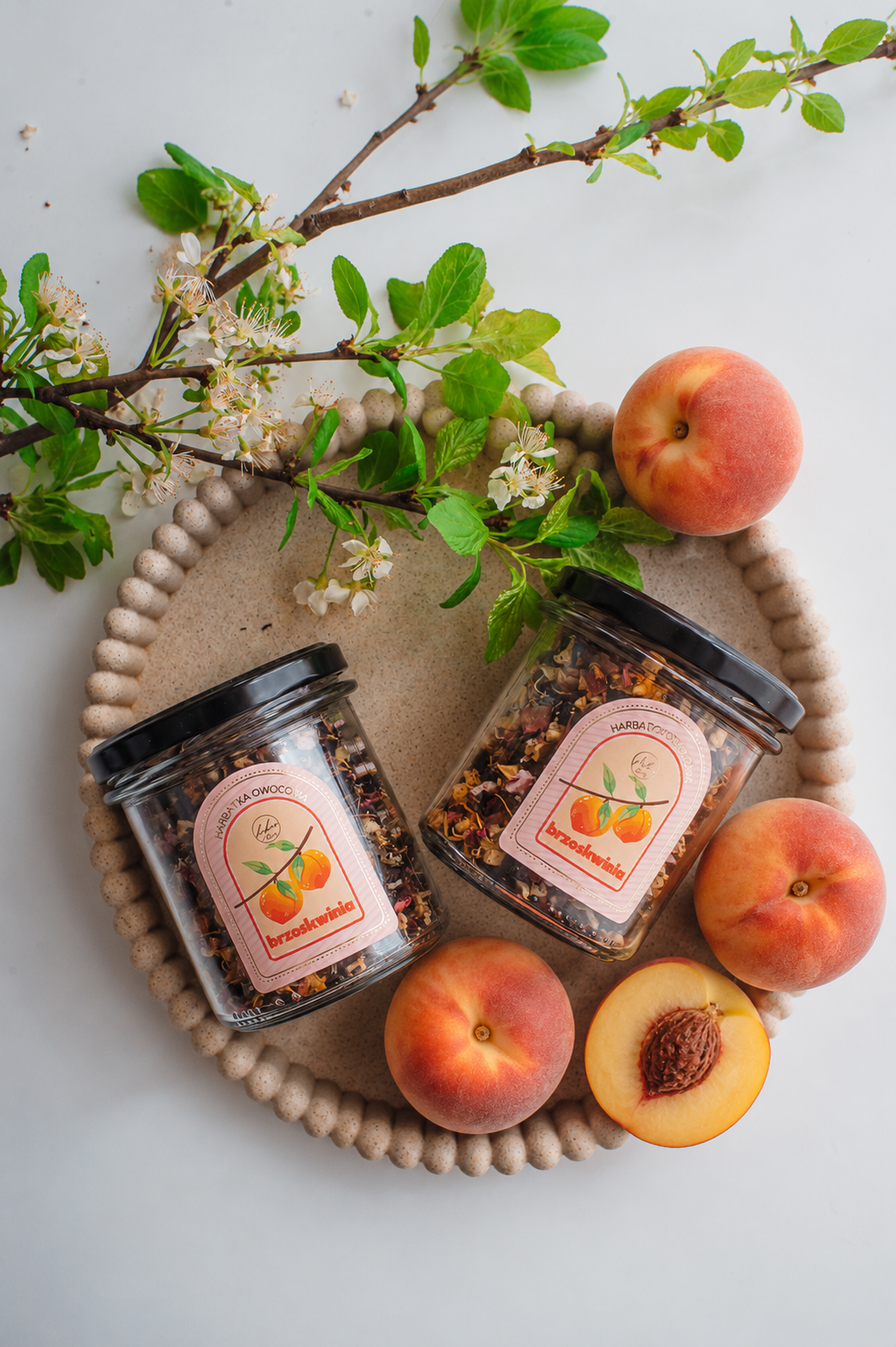SUMMER PEACH 80g (herbatka - susz owocowy ) - obrazek 2