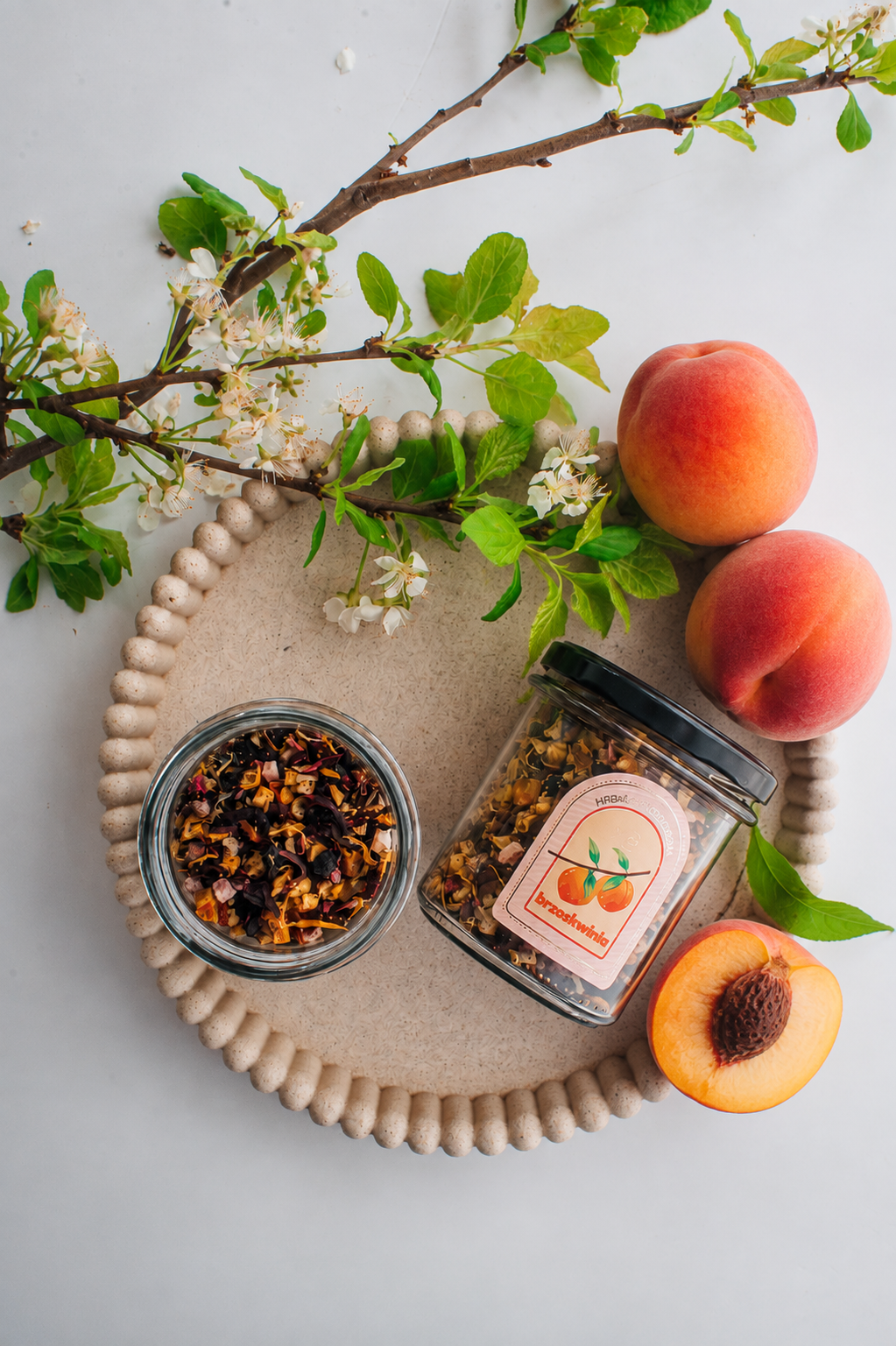 SUMMER PEACH 80g (herbatka - susz owocowy )