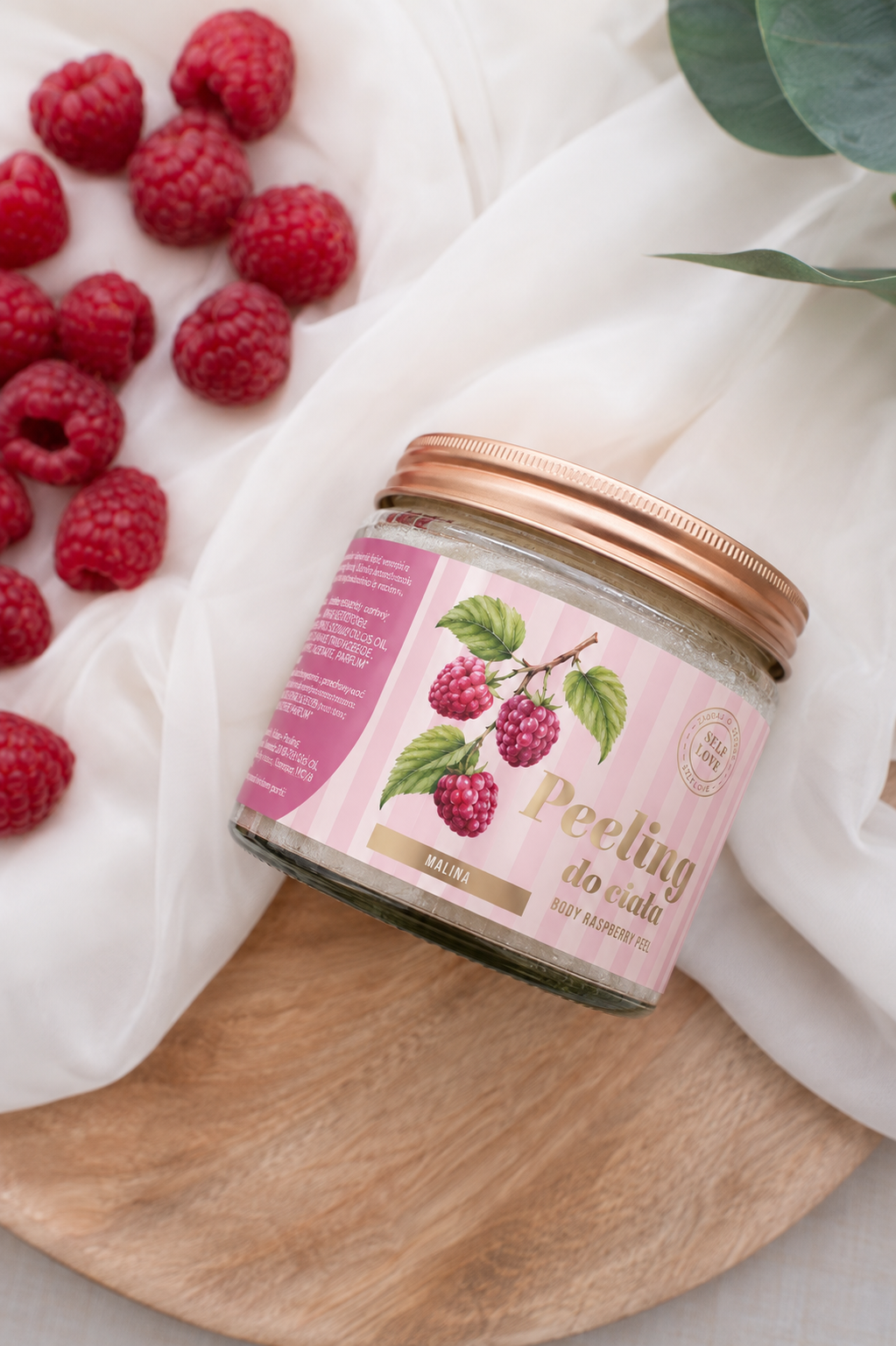 PEELING DO CIAŁA 250ml MALINA