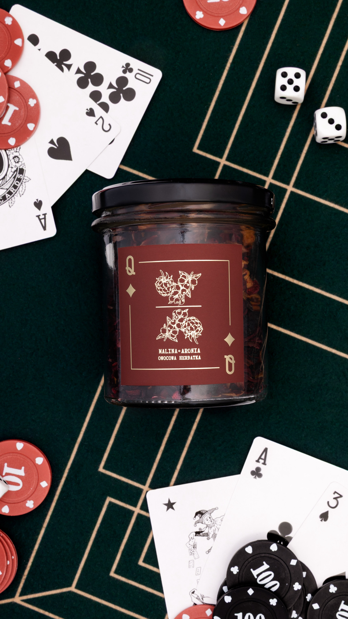 DAMA KARO - RASPBERRY GLOW 70g (herbatka owocowa -susz owocowy )