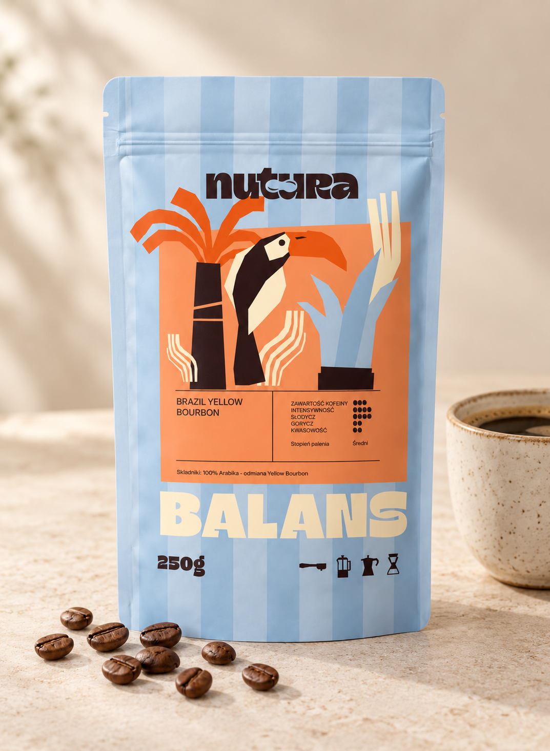 BALANS – KAWA ZIARNISTA BRAZIL YELLOW BOURBON 250g