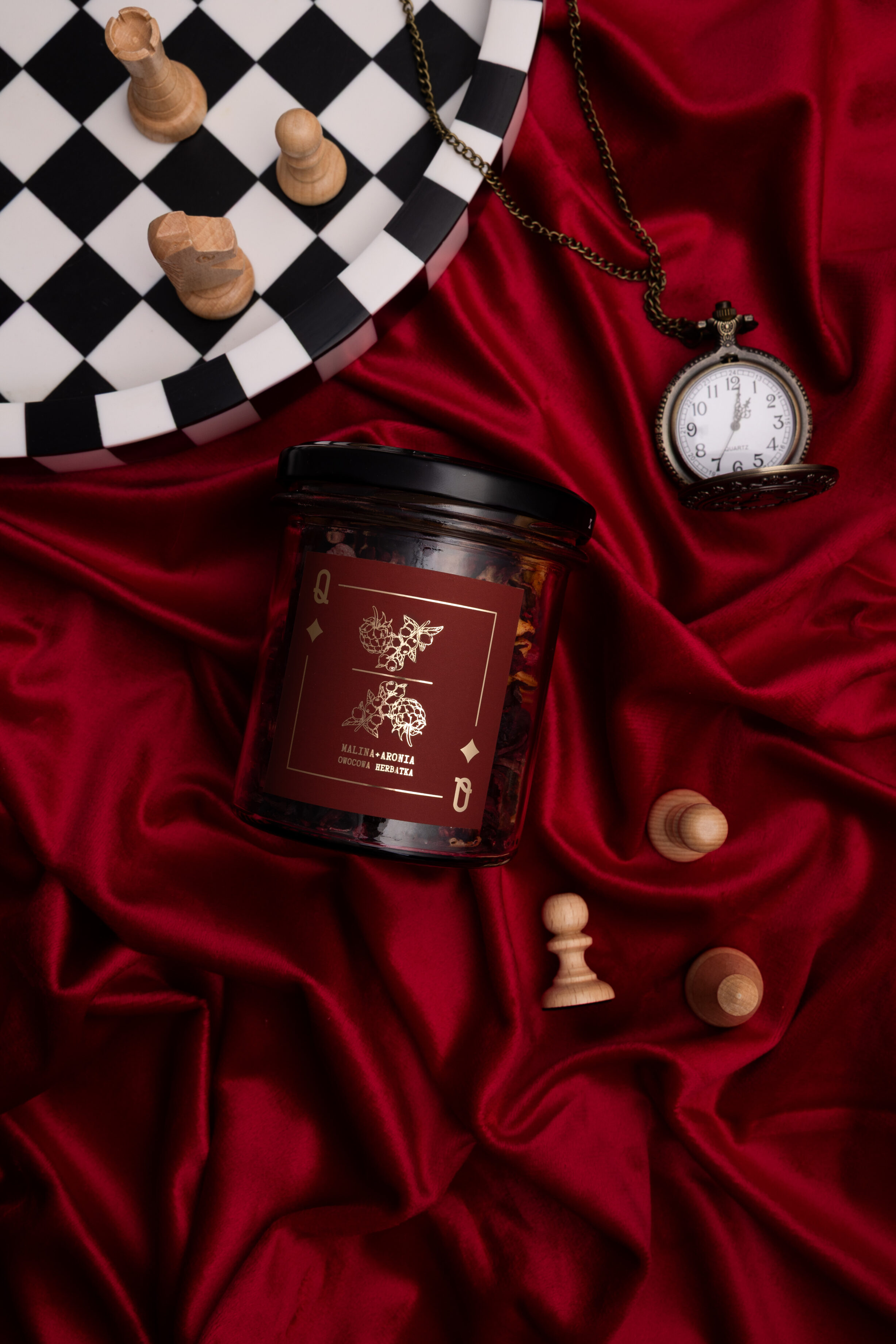 DAMA KARO - RASPBERRY GLOW 70g (herbatka owocowa -susz owocowy ) - obrazek 2