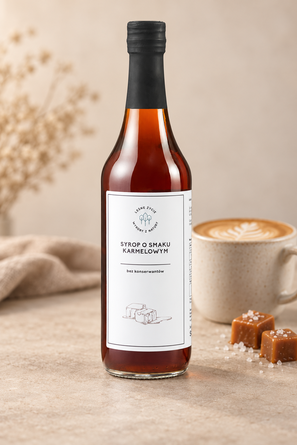 SYROP O SMAKU SŁONEGO KARMELU 200ml